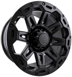 American Elite Eagle Matt Black 9x18 5/127