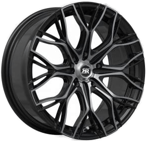 Racer Matrix Bright Black Machined Face 7x16 4/100 ET35 B60.1