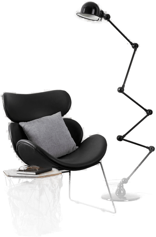 Jieldé Loft D9406 gulvlampe svart