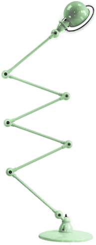 Jieldé Loft D9406 gulvlampe mintgrønn