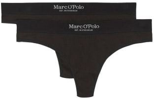 Marc O’Polo Casual Thong 2P Svart