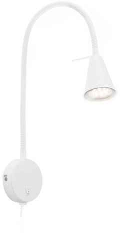 Briloner LED-vegglampe Tusa, hvit, 45 cm