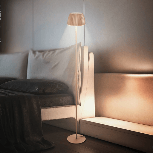 Briloner LED-gulvlampe Loca, brun