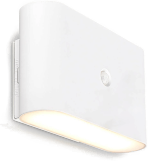 Briloner LED-vegglampe Chat, hvit