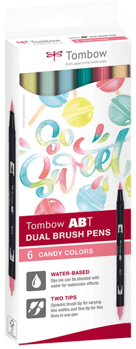 Tombow ABT Dual Brush pen 6-set