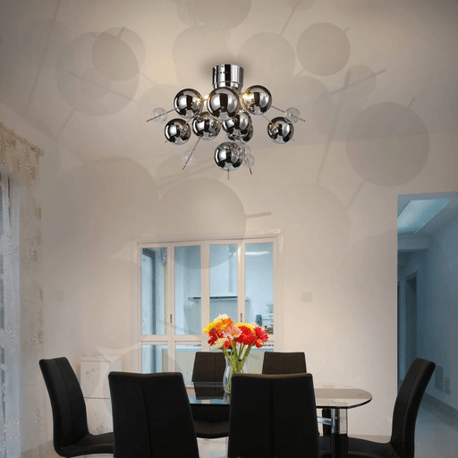 Näve Wakusei taklampe, krom