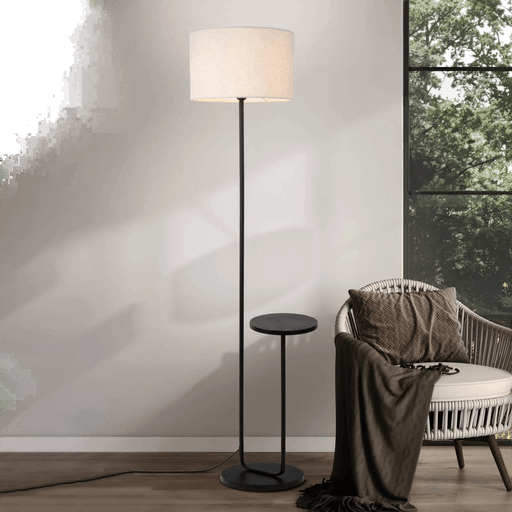 Näve Gulvlampe Tordis, svart/hvit