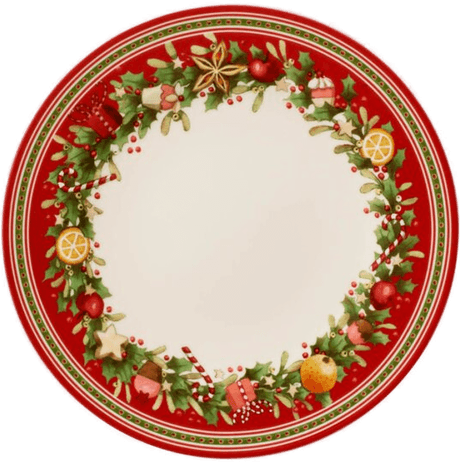 Villeroy & Boch Winter Bakery Delight 27 cm rød
