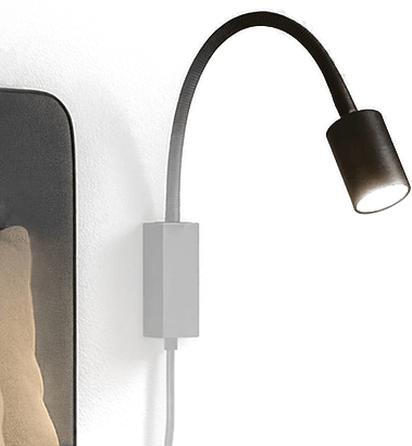 Fischer & Honsel LED-vegglampe Justi, sand svart