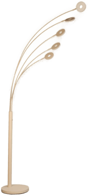 Fischer & Honsel LED-gulvlampe Dent 225 cm