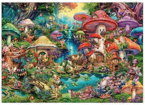 Ravensburger Merry Mushroom Village 1000 pcs