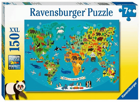 Ravensburger Animal World Map 150pcs