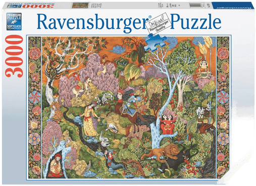 Ravensburger Puslespill 3000 Sol Tegnets Hage