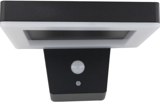 Rev LED solcellevegglampe Firkantet