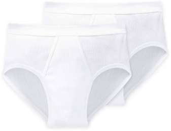 Schiesser 2P Essentials Sportslip Hvit