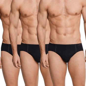 Schiesser 3P Essentials Super Mini Briefs Svart