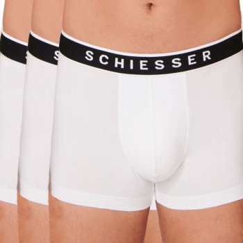 Schiesser 3P Organic Cotton Rio Boxer Hvit