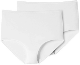 Schiesser Truser 2P Organic Maxi Hvit