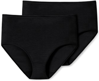 Schiesser Truser 2P Midi Svart