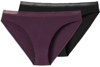 Schiesser Truser Cotton Lace Rio Slip