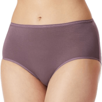Schiesser Modal Essentials Midi Briefs 2P Lilla/Svart