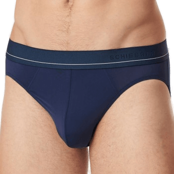 Schiesser Pure Micro Rio Briefs Mørkblå