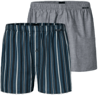 Schiesser 2P Boxershorts Stripet