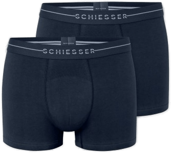 Schiesser Cotton Flex Trunks Marine 2P