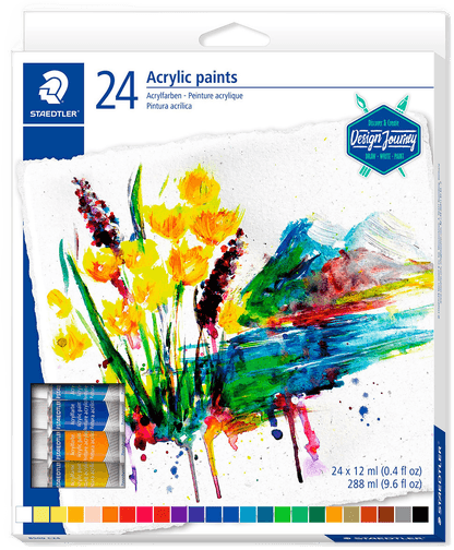 Staedtler Akrylmaling 24 x 12 ml