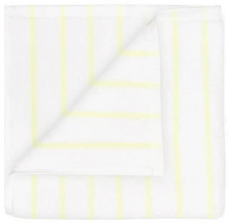 Blomus Arto håndhåndkle 100x50 cm hvit/gul