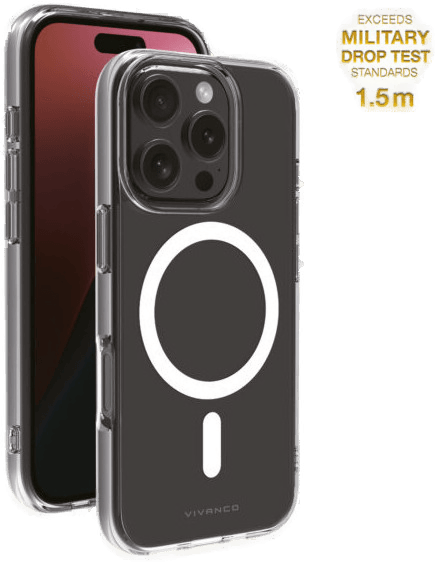 Vivanco Mag Clear Cover iPhone 16 Pro