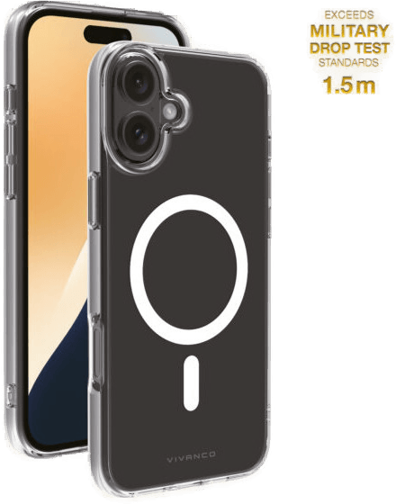 Vivanco Mag Clear Cover for iPhone 16 Plus