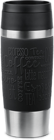 Emsa Classic Termokopp 0,36L Svart/Rustfritt