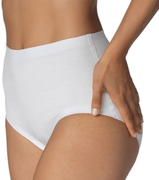 Mey Natural Second Me High Waist Pants Hvit