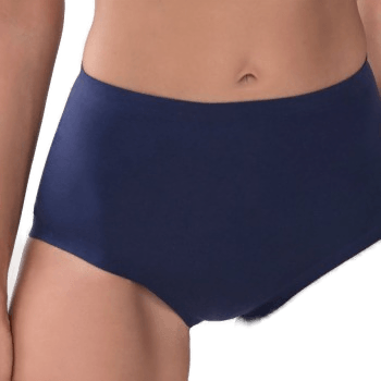 Mey Natural Second Me High Waist Pants Midnattsblå