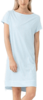 Mey Elva Nightshirt Hvit/Blå