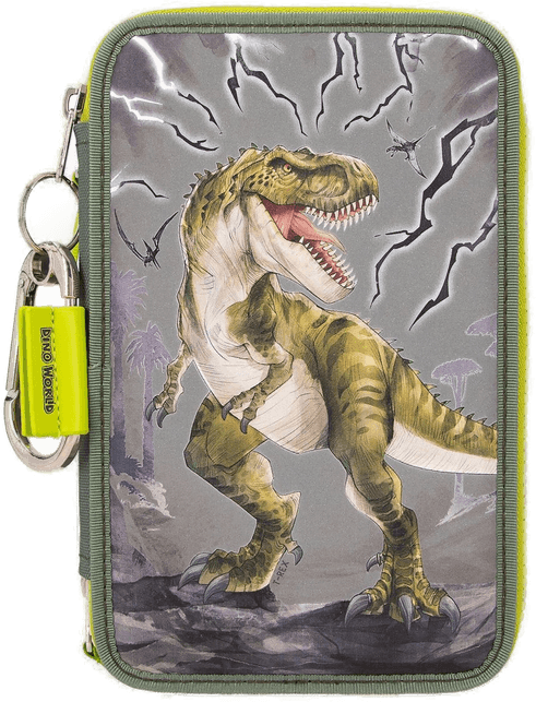 Dino World Triple Pennal REFLECTOR