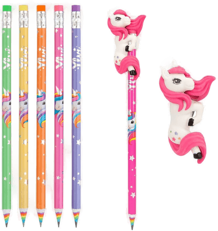 Ylvi Blyantpenner med Viskelær 5-pakning