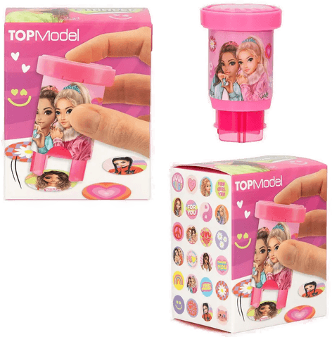 Topmodel Klistremerkestempel