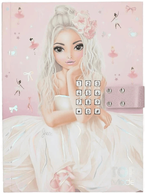 Topmodel Dagbok med kode og musikk Ballett