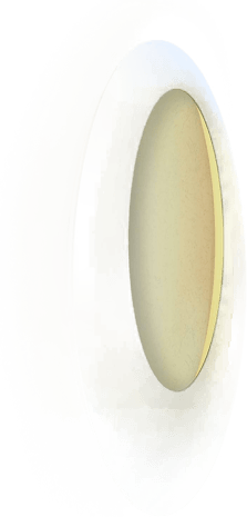 Escale Blade Open LED-vegglampe, sølv