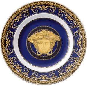 Versace Medusa Blue tallerken 18 cm