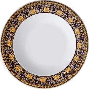 Versace Medusa Blue tallerken 22 cm