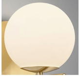 Trio Reserveglass Pure-lampe, hvit