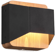 Trio Lighting Arino LED-vegglampe, svart