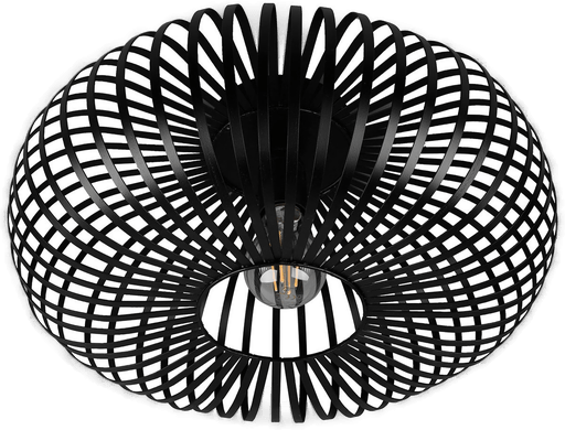 Trio Johann Taklampe 40 cm Matt Sort