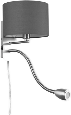 Trio Lighting Hotellvegglampe med LED-leselampe