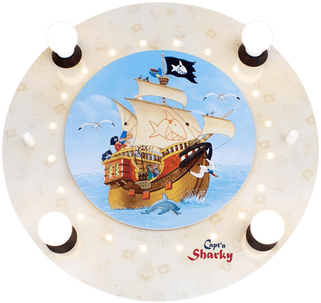 Elobra Capt'n Sharky vegglampe