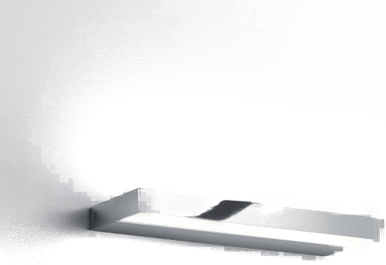 Helestra Slate LED-vegglampe, krom