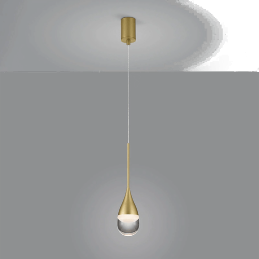 Helestra Deep LED-hengelampe, matt gull